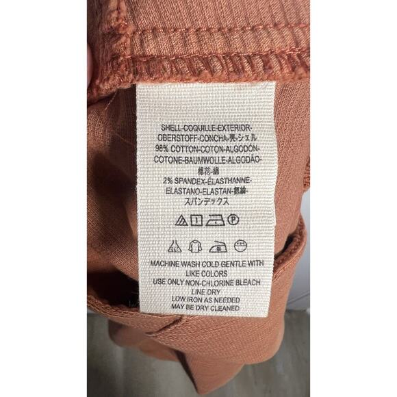 Free People Every Minute Every Hour Terra Cotta Button-Up Mini Skirt Size 6 EUC - Picture 8 of 10